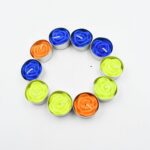 Rose Flower tealight candles (Pack of 10 Pcs.) - Back View by Nari Haat, Indian ethnic wear, women clothing, designer...