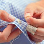 Heart-Shaped Sewing Box Multi-Functional Convenient Sewing Tools - Closeup Embroidery by Nari Haat, Indian ethnic wea...