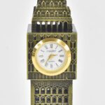 Big Ben London Clock Tower Miniature Metal Statue – Elegant Home Decor Gift - Sleeve Design by Nari Haat, Indian et...