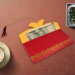 Wedding Gift Card / Cover (1 Pc / Multicolour) - Neckline Detail by Nari Haat, Indian ethnic wear, women clothing, de...