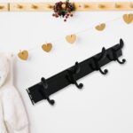 Extra Long 4-Hook Wall Coat Hanger with Eco Adhesive - Sleeve Design by Nari Haat, Indian ethnic wear, women clothing...