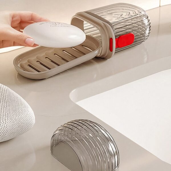 Soap Dishes Soap Box Travel ,Sabudani (1 Pc / With Color Box) - Front View by Nari Haat, Indian ethnic wear, women cl...