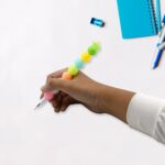 Pearls Pen Set – Multicolor Non-Sharpening Moti Gel Pens for Kids (12 Pc Set) - Closeup Embroidery by Nari Haat, In...