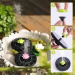 Solar Water Fountain Pump (1 Set) - Back View by Nari Haat, Indian ethnic wear, women clothing, designer suit