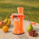 Manual Fruit Vegetable Juicer with Juice Cup and Waste Collector - Neckline Detail by Nari Haat, Indian ethnic wear, ...