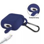 Silicone Shockproof Protection Wireless Headphones Carrying Box Cover Metal Keychain - Sleeve Design by Nari Haat, In...