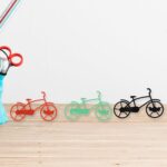 Bicycle Shape Key Chain Holder (pack of 4) - Sleeve Design by Nari Haat, Indian ethnic wear, women clothing, designer...