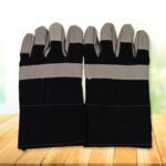 Gloves Gardening Gloves for Men Women Leather Gloves Heavy Duty Gloves (1 Pair) - Back View by Nari Haat, Indian ethn...