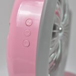 Desktop Fan - Camping Fan LED Light, Humidifying Fan (1 Pc / Plug & Play Fan) - Back View by Nari Haat, Indian ethnic...