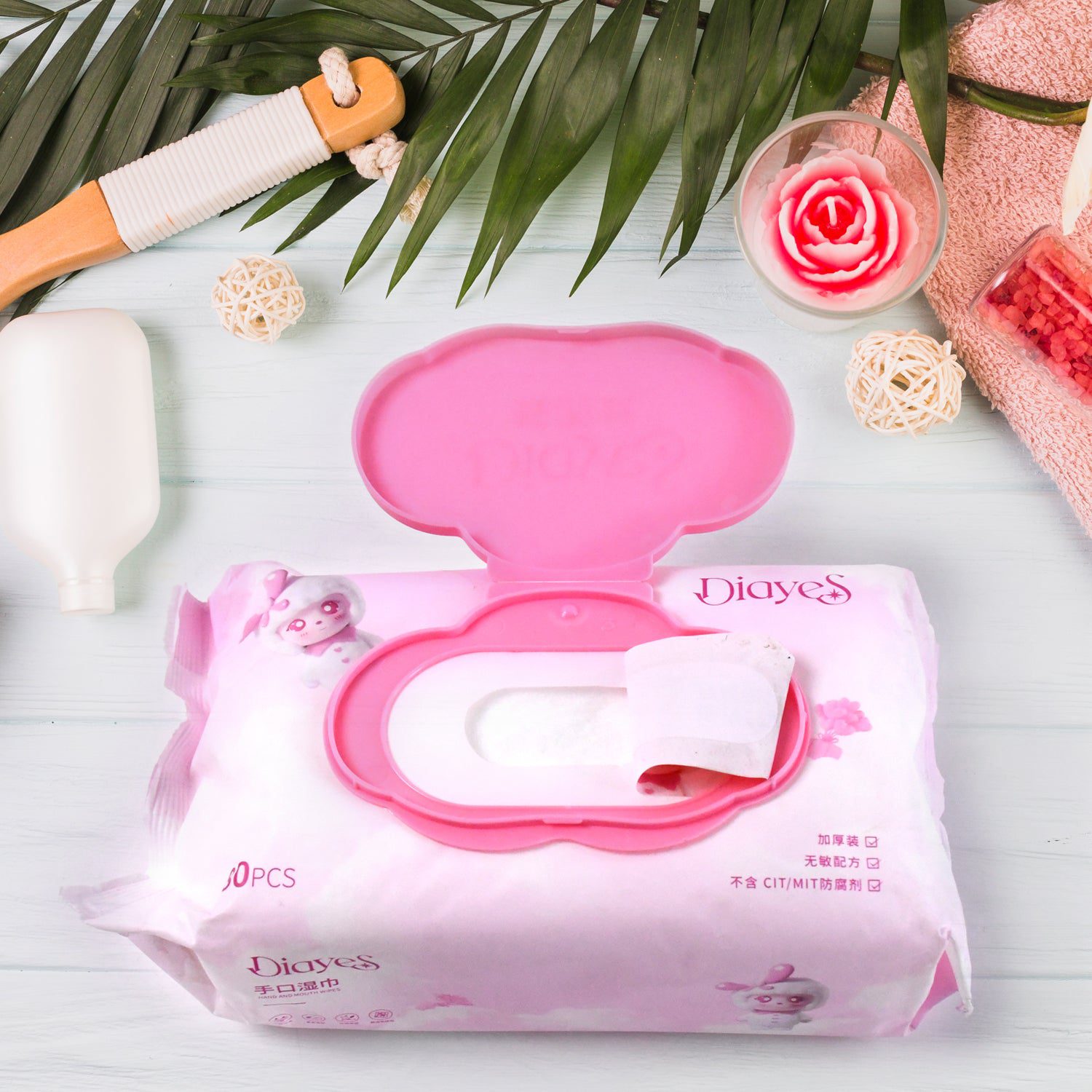 03_db7c1ddf-671b-42c8-90f0-ed80a4d56ac2.jpg Wipes for Face | Facial Cleansing (80 Pcs Set) - Front View by Nari Haat, Indian ethnic wear, women clothing, designe...