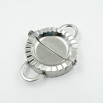 Stainless Steel Dumpling Maker Easy & Reliable Dumplings, Ghughra maker Every Time (1 Pc) - Sleeve Design by Nari Haa...