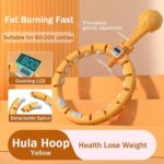 Smart Fitness Hula Hoops with Spinning Ball and Intelligent Counter (1 Pc / Loose) - Back View by Nari Haat, Indian e...