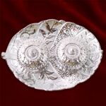 Leaf Shape Special Puja Thali (1 Pc / Mix Design) - Back View by Nari Haat, Indian ethnic wear, women clothing, desig...