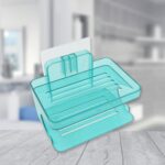 Wall Mounted 2 Layer Soap Holder with Hook (2 Layer 1 Pc) - Back View by Nari Haat, Indian ethnic wear, women clothin...