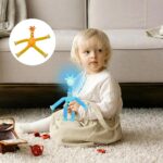 LED Telescopic Suction Cup Giraffe Toy (3 Pcs Set) - Front View by Nari Haat, Indian ethnic wear, women clothing, des...