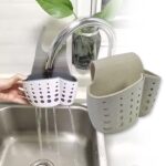 Kitchen Hanging Drain Bag Basket Bath Storage Gadget Tools Sink Holder (1 Pc) - Back View by Nari Haat, Indian ethnic...