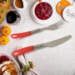 Luxury Cutlery Set for Dining Table Stainless Steel 26-Piece Set With Stand (1 Set - Back View by Nari Haat, Indian e...