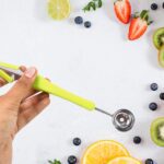 Professional 3 in 1 Stainless Steel Watermelon Cutter Fruit Carving Tools Set (1 Set) - Neckline Detail by Nari Haat,...