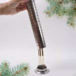 Stainless Steel Agarbatti Stand for Puja (1 Pc) - Back View by Nari Haat, Indian ethnic wear, women clothing, designe...