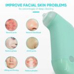 Mini Handheld Vacuum Blackhead Remover – Facial Massage & Spot Lifting (1 Pc) - Back View by Nari Haat, Indian ethn...