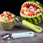 4-in-1 Stainless Steel Fruit Baller & Scooper - Front View by Nari Haat, Indian ethnic wear, women clothing, designer...