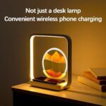 13477 3D Wireless Charging LED Light USB Quicksand Painting Lamp for Bedroom - Sleeve Design by Nari Haat, Indian eth...