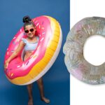 Swim Ring, For Adults, Conveniently Portable, Feathers, Swimming Ring, For Water Play, For Beaches, Swimming, Summer ...