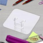 Transparent Self-Adhesive Wall Hook Waterproof & Oil-Proof Strong Holder (1 Pc) - Full Detail by Nari Haat, Indian et...