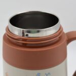 Stainless Steel Mug / Bottle Vacuum Insulated Cup Handle & Small cup (550 ML) - Closeup Embroidery by Nari Haat, Indi...