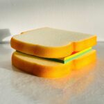 Sandwich Shaped Note / Sticky Notes / Memo Notes, Unique Mini Notes (Multicolor) - Back View by Nari Haat, Indian eth...