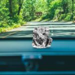 Crystal Glass Ganesha Idol for Home, Office and Car Dashboard, Ganesh Ganesha - Back View by Nari Haat, Indian ethnic...