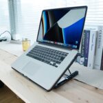 Laptop Cooler Cooling Pad with 2 Quiet Led Fans, Stand for Gaming Laptop - Neckline Detail by Nari Haat, Indian ethni...