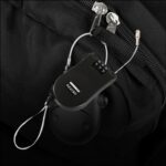 Multifunctional Cable Lock with Number Code Retractable Wire Lock Shell Combination - Front View by Nari Haat, Indian...