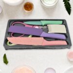 Professional Colorful Kitchen Knives Set (6 Pcs Set) - Back View by Nari Haat, Indian ethnic wear, women clothing, de...