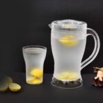 Apex Unbreakable Lemon Jug Set with 6 Glasses – 1200ML Jug + 300ML Glasses Approx - Back View by Nari Haat, Indian ...