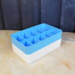 Multi-Function Desktop Drawer Storage Box 10 Grid Underwear Socks Box (2 Pc Set) - Neckline Detail by Nari Haat, Indi...