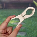 Cloth Drying Rope with Clips – Convenient and Durable Hanging Solution (12 Pc) - Back View by Nari Haat, Indian eth...