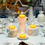 Tealight Diwali Candle – Smokeless, Long-Burning, Mix Color (1 Pc) - Back View by Nari Haat, Indian ethnic wear, wo...