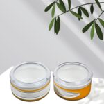 Airtight Plastic Storage Container Set (2 pieces, 550ml) - Fabric Detail by Nari Haat, Indian ethnic wear, women clot...