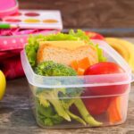 Plastic Square Lunch Box, Kitchen Containers Set (3 Pcs Set) - Back View by Nari Haat, Indian ethnic wear, women clot...