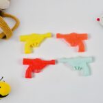 Gun Shape Pencil Top For Kids Office, Small Gun Toy (1 Pc / Mix Colour & Design) - Closeup Embroidery by Nari Haat, I...