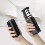 3-Stage Knife Sharpener, Knife grinder Three-sided blade for both water (1 Pc) - Fabric Detail by Nari Haat, Indian e...