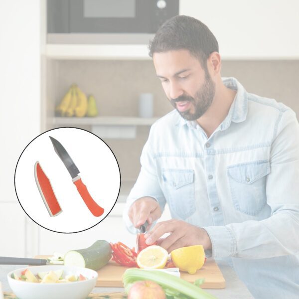 Small Kitchen Knife with Cover