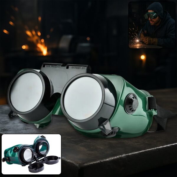 Dark Green Welding Goggles