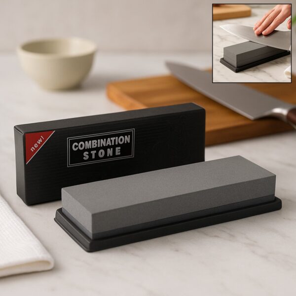 Silicon Carbide German Combination Stone - Front View by Nari Haat, Indian ethnic wear, women clothing, designer suit