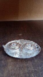 Leaf Shape Special Puja Thali (1 Pc / Mix Design) - Fabric Detail by Nari Haat, Indian ethnic wear, women clothing, d...