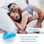2 in 1 Anti-Snoring & Air Purifier Nose Clip Device (1 Pc / With Plastic Case) - Fabric Detail by Nari Haat, Indian e...