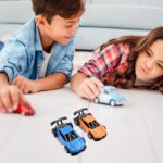 Mini Pull Back Racing Car Widely Used By Kids & Children (8 Pcs Set / Mix Color) - Back View by Nari Haat, Indian eth...