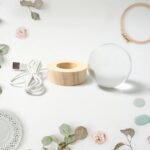 3D Crystal Ball Night Light for Bedroom & Home Decoration Gift (1 Pc) - Sleeve Design by Nari Haat, Indian ethnic wea...