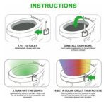 Toilet Light, LED Toilet Bowl Light Toilet Cover Lamp (1 Pc / Battery Not Included) - Back View by Nari Haat, Indian ...